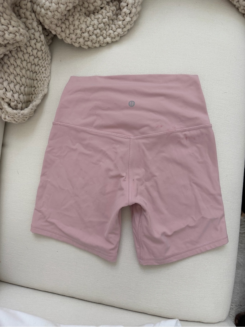 lululemon athletica High-Rise Bike Shorts - Dusty Pink